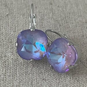 Amethyst Swarovski Earrings